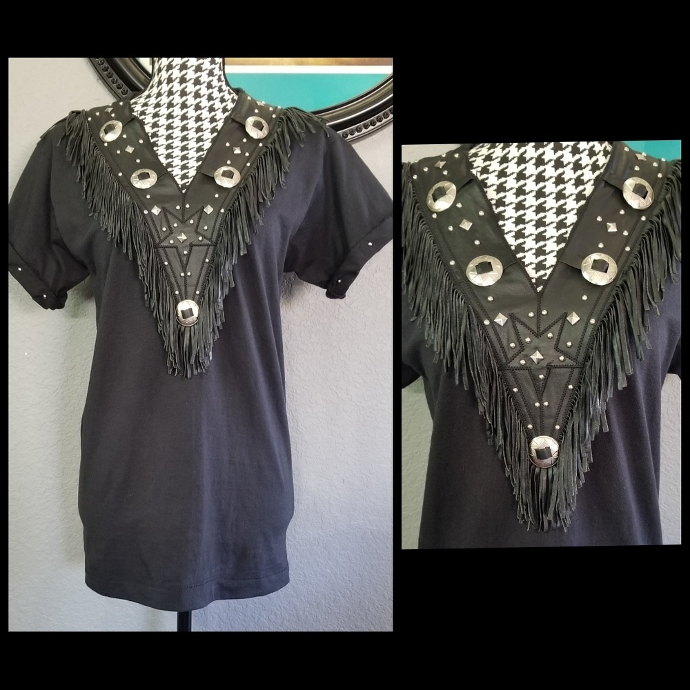 Trendy Unique VTG Western Top